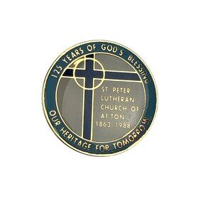 St Peter Lutheran Church 125th Anniversary Commemorative Enamel Pin